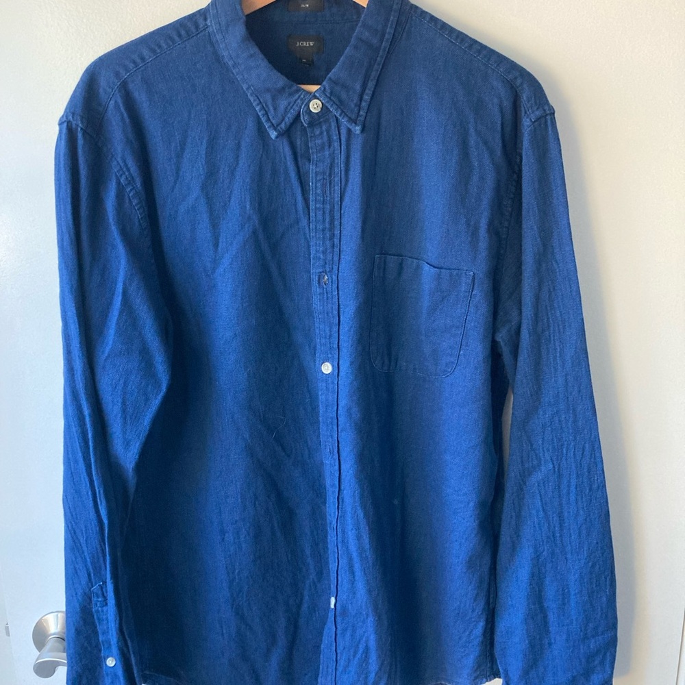 J crew XL cotton casual button down